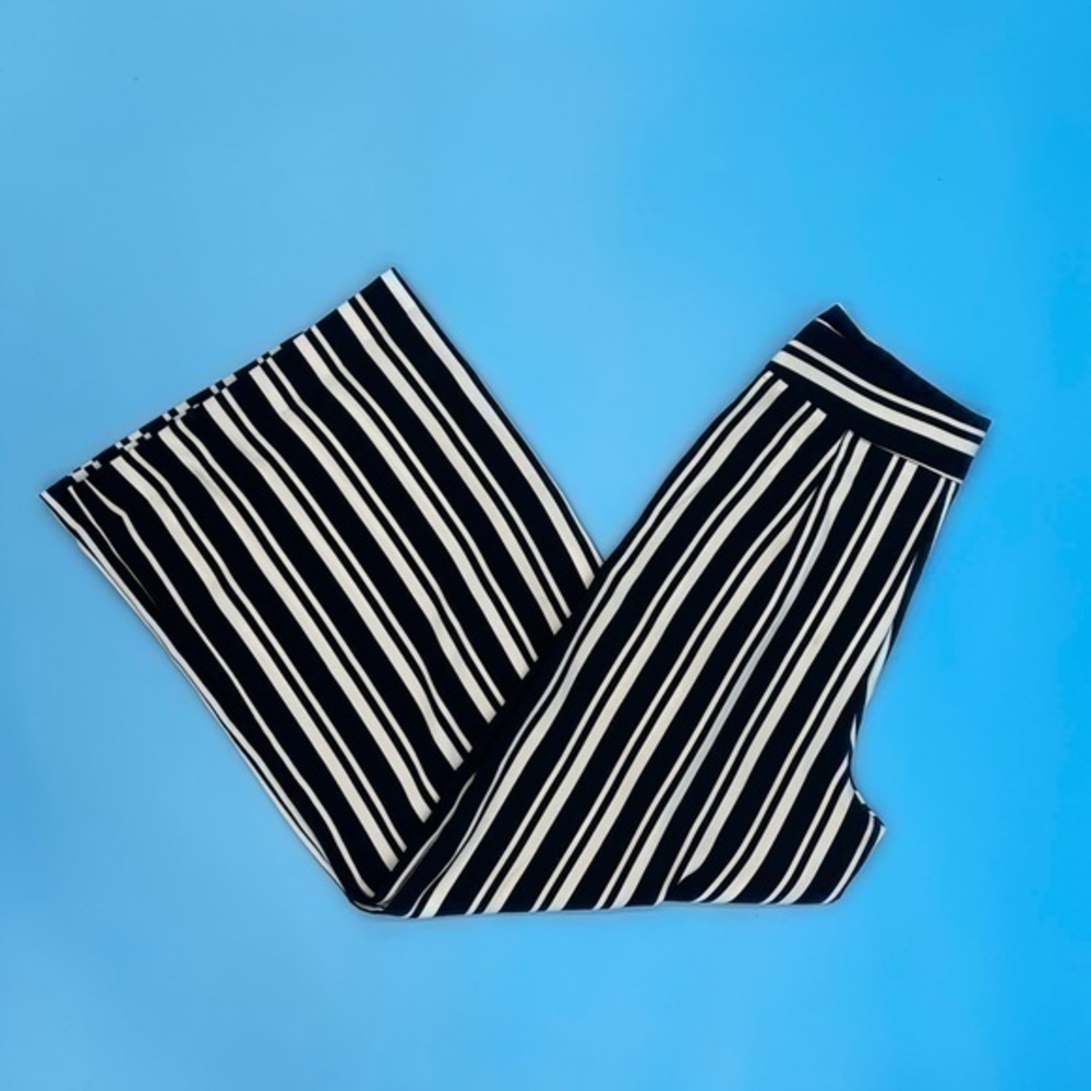 Stradivarius Striped Flare Pants